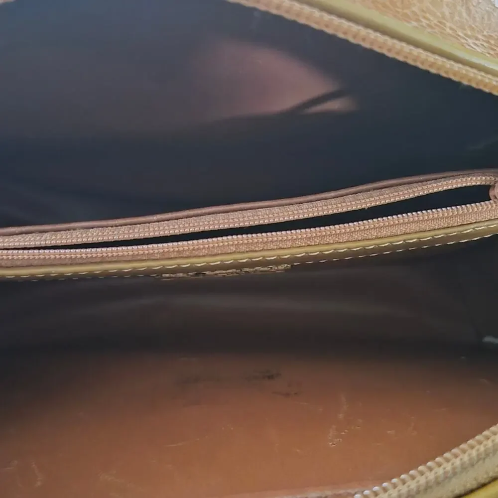 Vintage Courser Original Brown Leather Crossbody Bag Saddle Bag Equestrian Horse